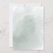 Summer Floral Green Foliage Nuestra Boda Wedding Kaart (Achterkant)