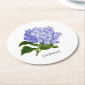 Summer Floral Hydrangea - Aangepaste Onderzetters (Gebogen)