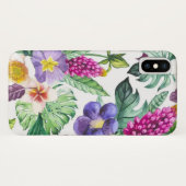 Summer Floral iPhone X hoesje (Achterkant (horizontaal))