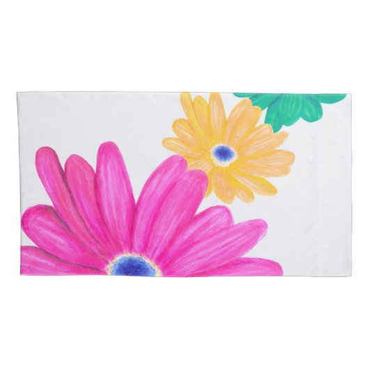 Summer Floral Kussensloop (Achterkant-Rechts)