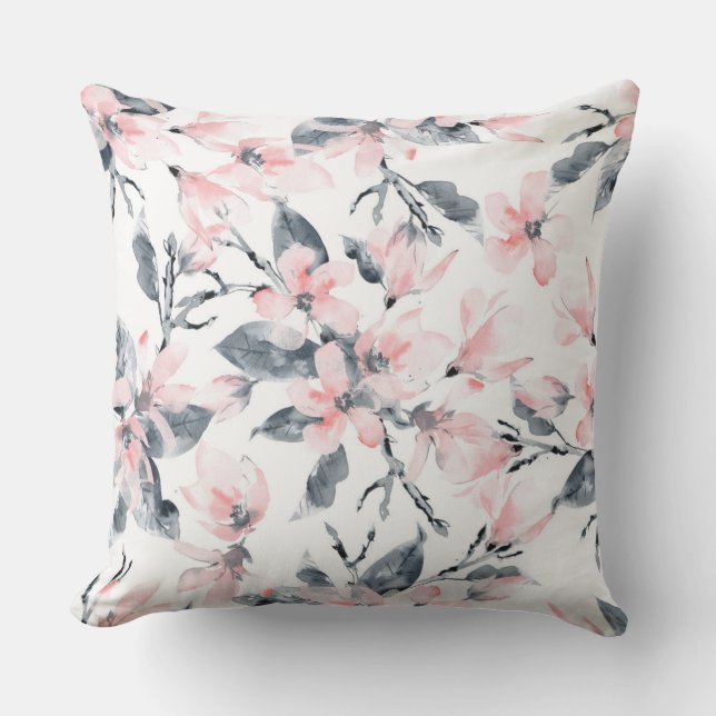 Summer Floral Outdoor Pillow Buitenkussen (Voorkant)