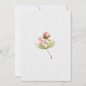 Summer Floral | Roze berry's bruinbruin Kaart (Achterkant)