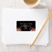 Summer Floral Wedding Design Address Etiket (Insitu)