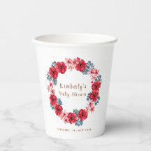 Summer Floral Wreath Baby shower