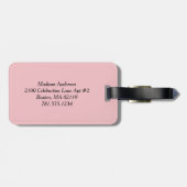 Summer Florals Bagagelabel (Achterkant horizontaal)