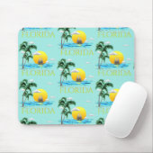 Summer Florida Sailboot Sunset Coastal Beach Muismat (Met muis)