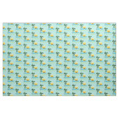 Summer Florida Sailboot Sunset Coastal Beach Stof (Fat Quarter)