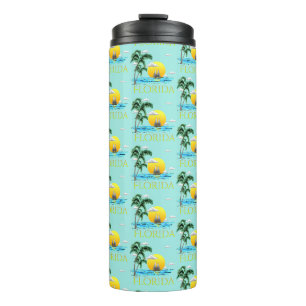 Summer Florida Sailboot Sunset Coastal Beach Thermosbeker