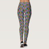 Summer Florida Tropical Sunset Beach Coastal Leggings (Achterkant)
