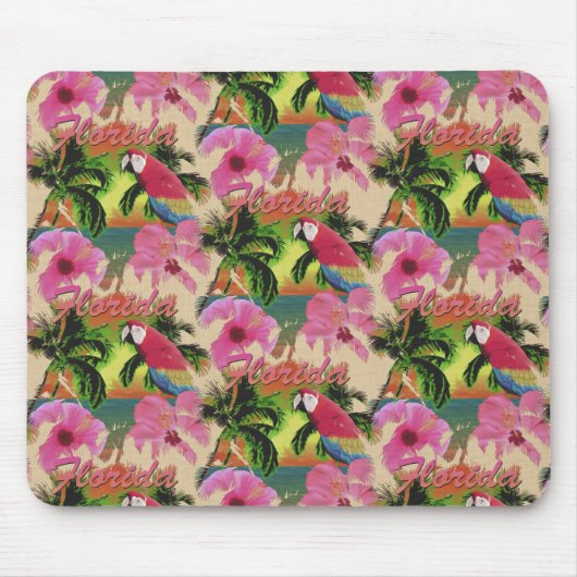 Summer Florida Tropical Sunset Coastal Muismat (Voorkant)
