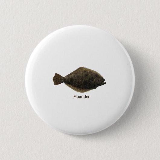 Summer Flounder (titel) Ronde Button 5,7 Cm (Voorkant)