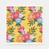 Summer Flower Bouquet on Gold Servet (Voorkant)