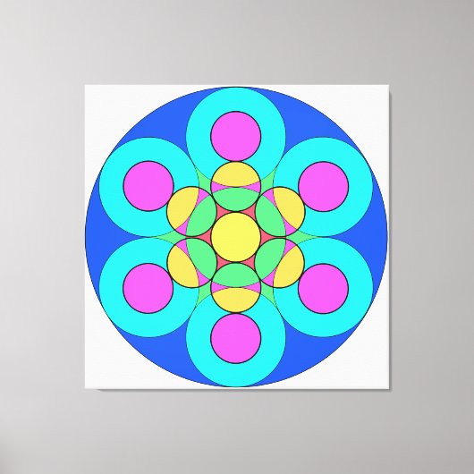 Summer Flower Canvas Afdruk (Voorkant)
