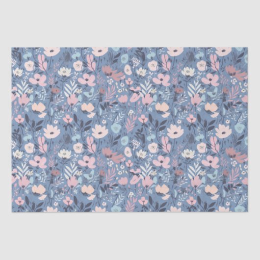 Summer Flower Collectie Tissuepapier (Voorkant)