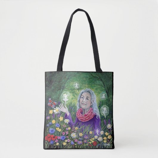 Summer Flower Fairies Tote Bag (Voorkant)