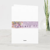 Summer Flower Fairy Kaart (Achterkant)