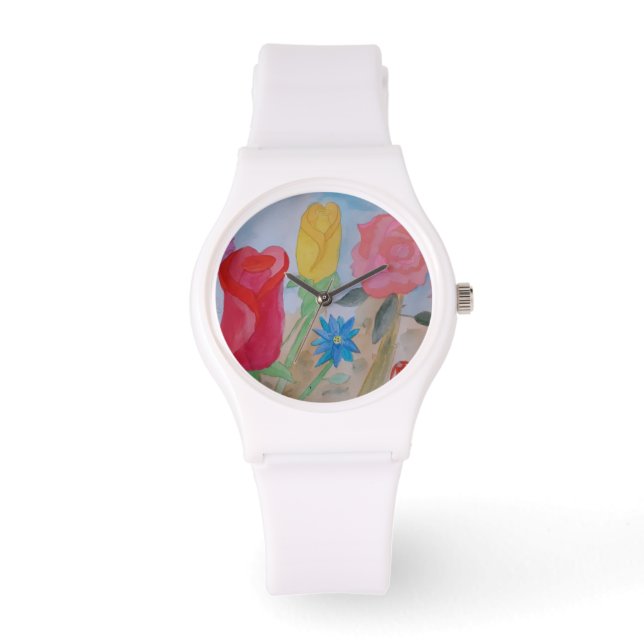 Summer Flower Garden Horloge (Voorkant)