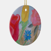 Summer Flower Garden Keramisch Ornament (Rechts)