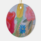 Summer Flower Garden Keramisch Ornament (Links)