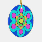 Summer Flower Keramisch Ornament (Rechts)