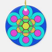 Summer Flower Keramisch Ornament (Achterkant)