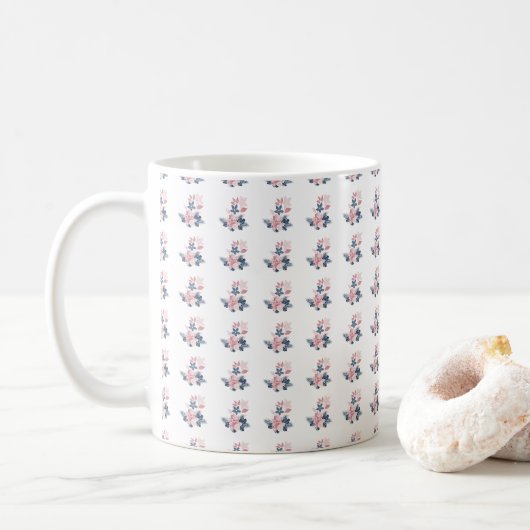 Summer Flower Koffiemok (Met donut)