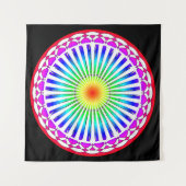 Summer Flower Tapestry Wandkleed (Voorkant (horizontaal))
