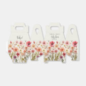 Summer Flowers Baby shower Favor Box Bedankdoosjes (Uitgevouwen)