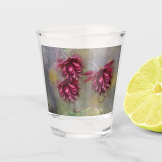 Summer Flowers Bandana Desk Organizer Shot Glass Glas