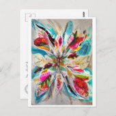 Summer Flowers Briefkaart (Voorkant / Achterkant)