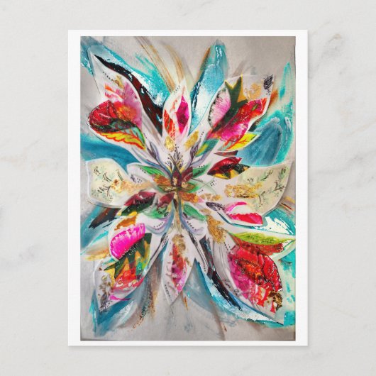 Summer Flowers Briefkaart (Voorkant)