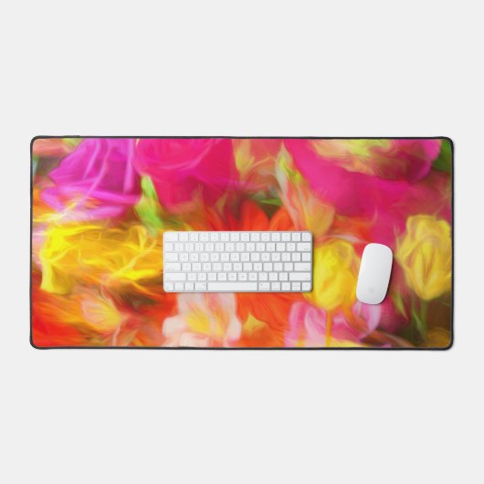 Summer Flowers Bureaumat (Keyboard & Muis)