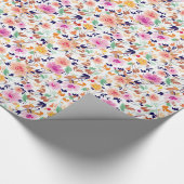 Summer Flowers Cadeaupapier (Hoek)