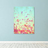 Summer Flowers Canvas Afdruk (Insitu (Houten vloer))