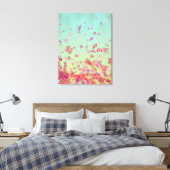 Summer Flowers Canvas Afdruk (Insitu (Slaapkamer))