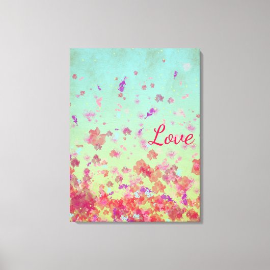 Summer Flowers Canvas Afdruk (Voorkant)