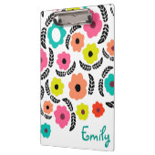 Summer Flowers en Black Leaf Klembord (Links)