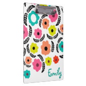 Summer Flowers en Black Leaf Klembord (Rechts)