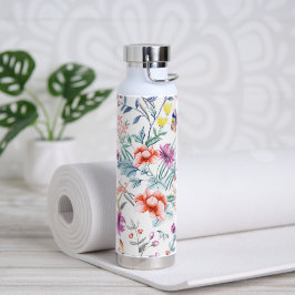 Summer Flowers en Butterfly Waterfles