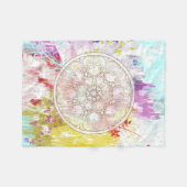 Summer Flowers Fleece Deken (Voorkant (Horizontaal))