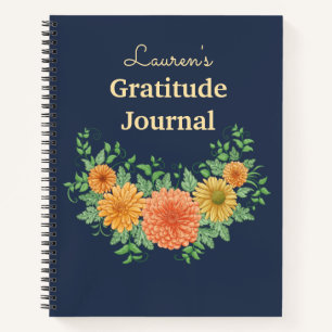 Summer Flowers Gratitude Journal Notitieboek