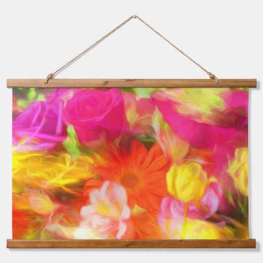 Summer Flowers Hangend Wandkleed (Voorkant)