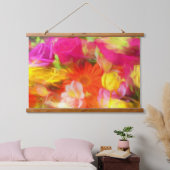 Summer Flowers Hangend Wandkleed (Slaapkamer)