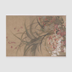 Summer Flowers II van Kitagawa Sosetsu Tissuepapier