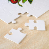 Summer Flowers in een mandje,  kunst Legpuzzel (Zijkant)