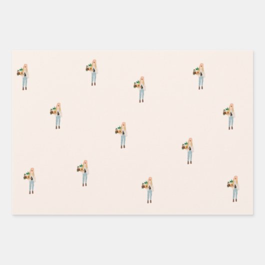 Summer FLowers Inpakpapier Vel (Voorkant 3)