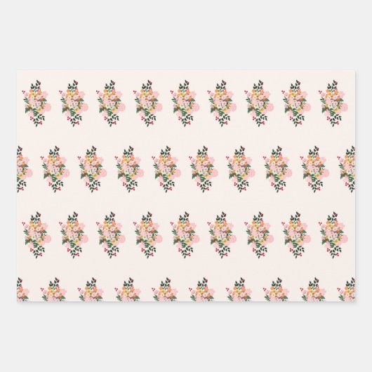 Summer FLowers Inpakpapier Vel (Voorkant)