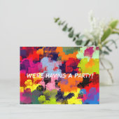 SUMMER FLOWERS INVITATION (Staand voorkant)