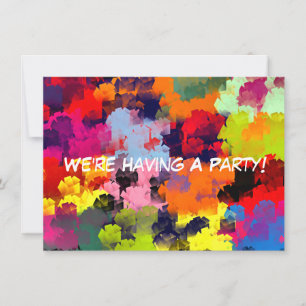 SUMMER FLOWERS INVITATION