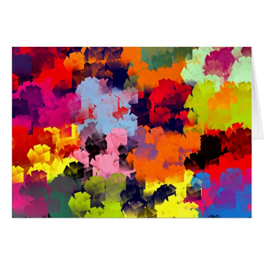 SUMMER FLOWERS-kaart (Voorkant Horizontaal)